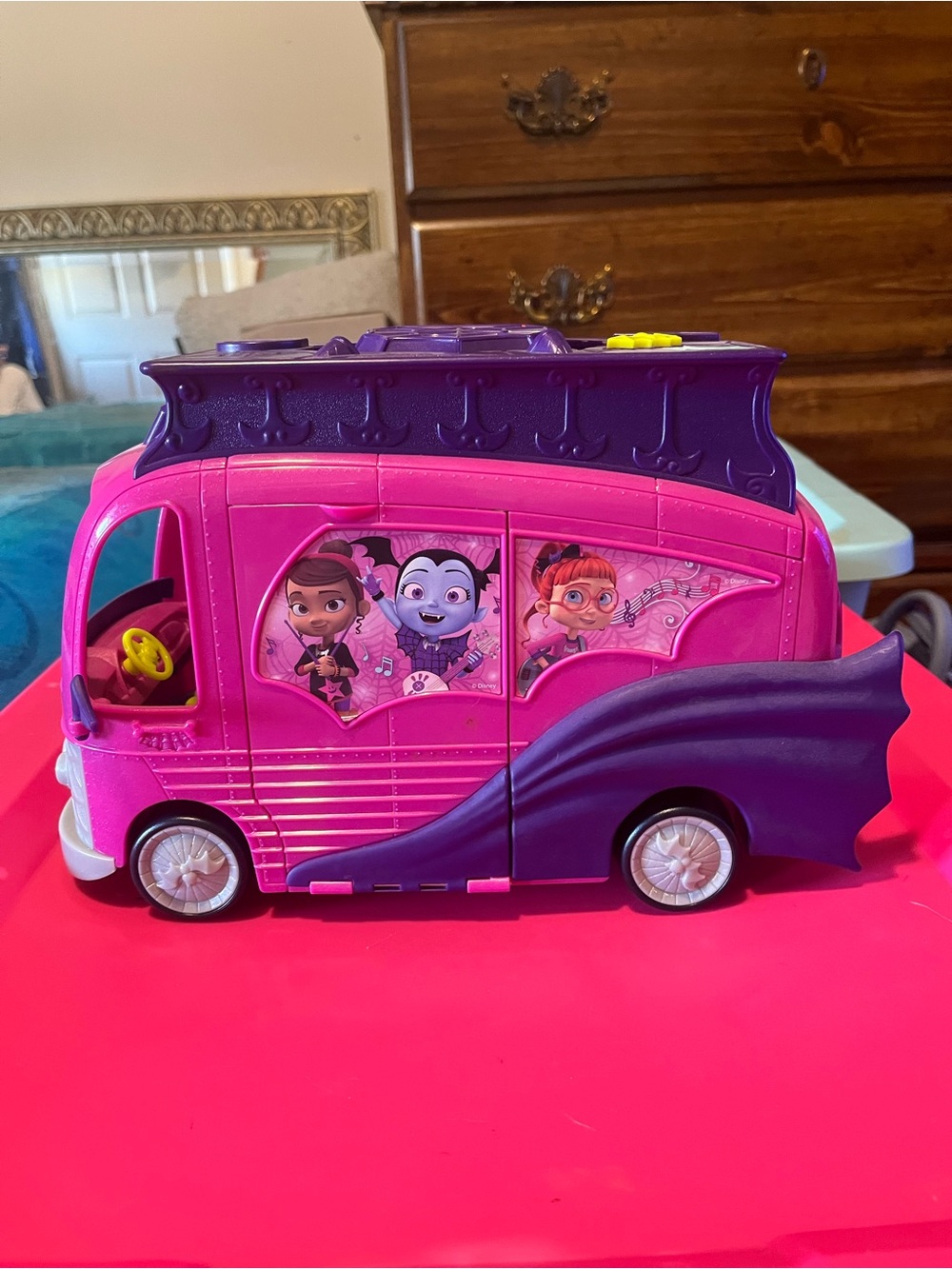 Disney Jr Junior Vampirina Rock N Jam Touring Van Bus Lights Musical Sounds Toy